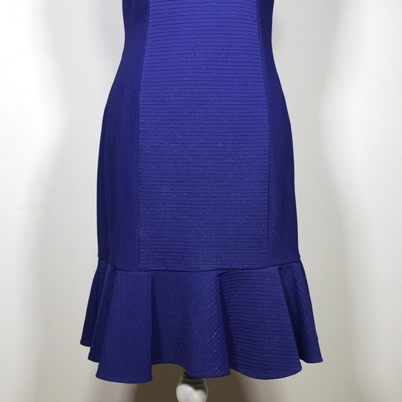 Gabby Skye Purple Sparkle Dress Sz 6 - Picture 4 of 10